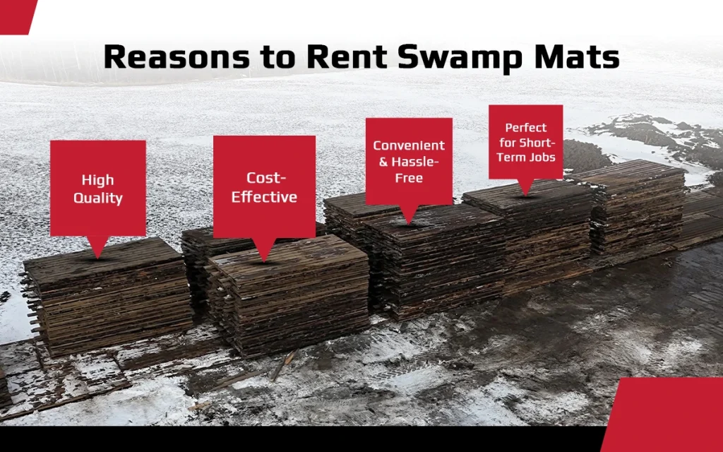 swamp mats for rental