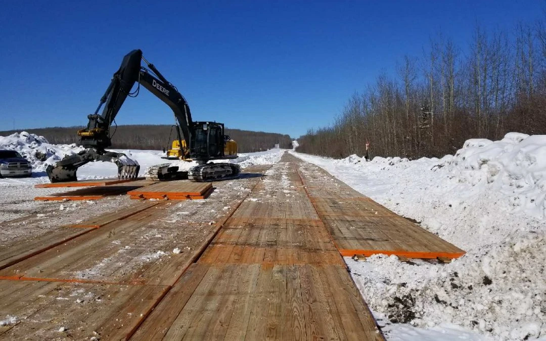 Temporary Access Mats For Canadian Winter