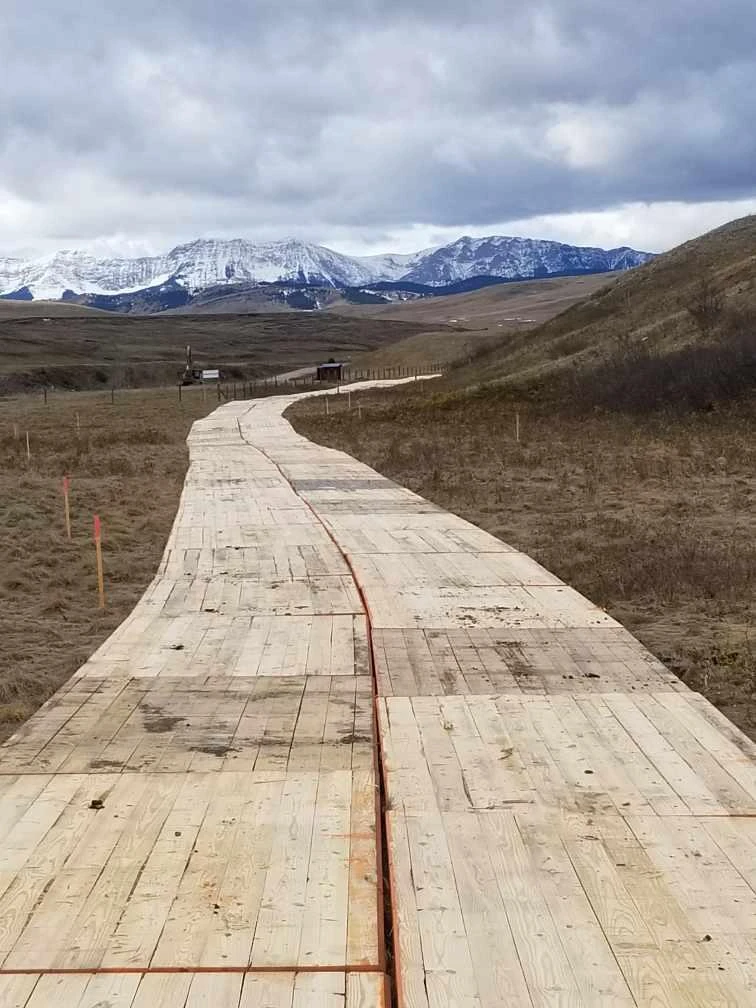 access mat installation canada