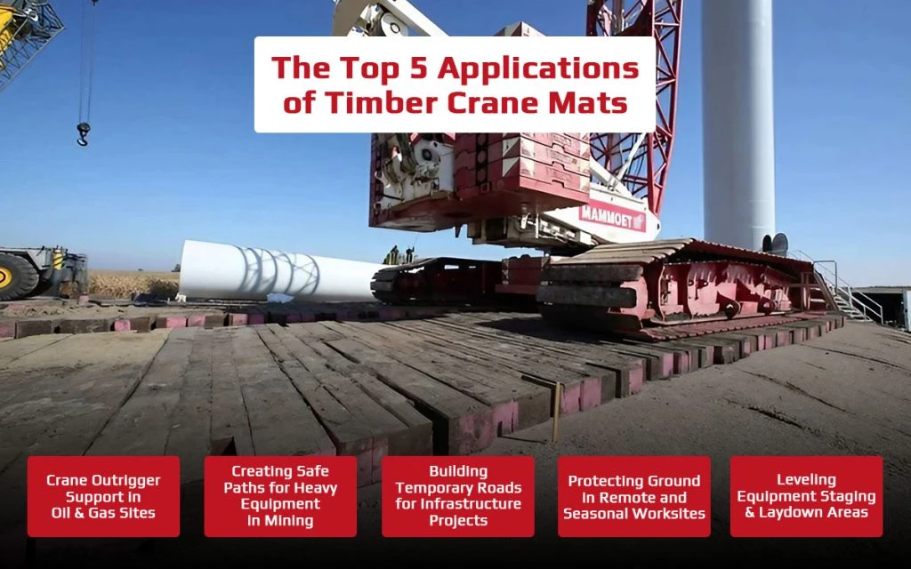 Top 5 Applications of Timber Crane Mats
